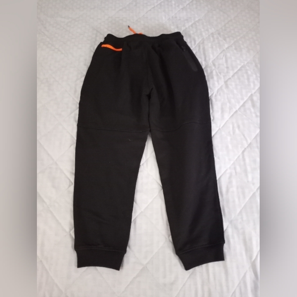 Linus Tech Tips (LTT) Stealth Sweatpants - Black/Orange - Size Small (24) - Picture 3 of 4